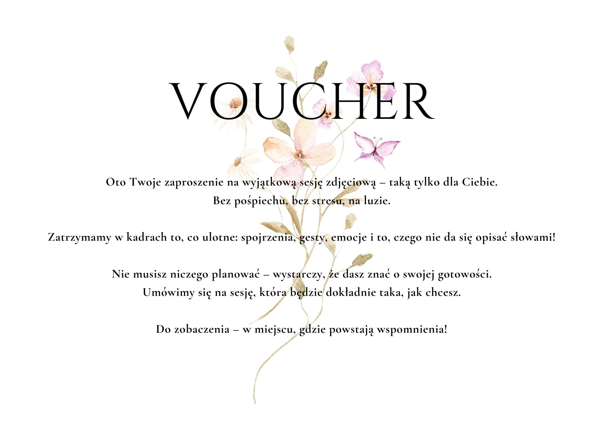 Voucher 13x18cm