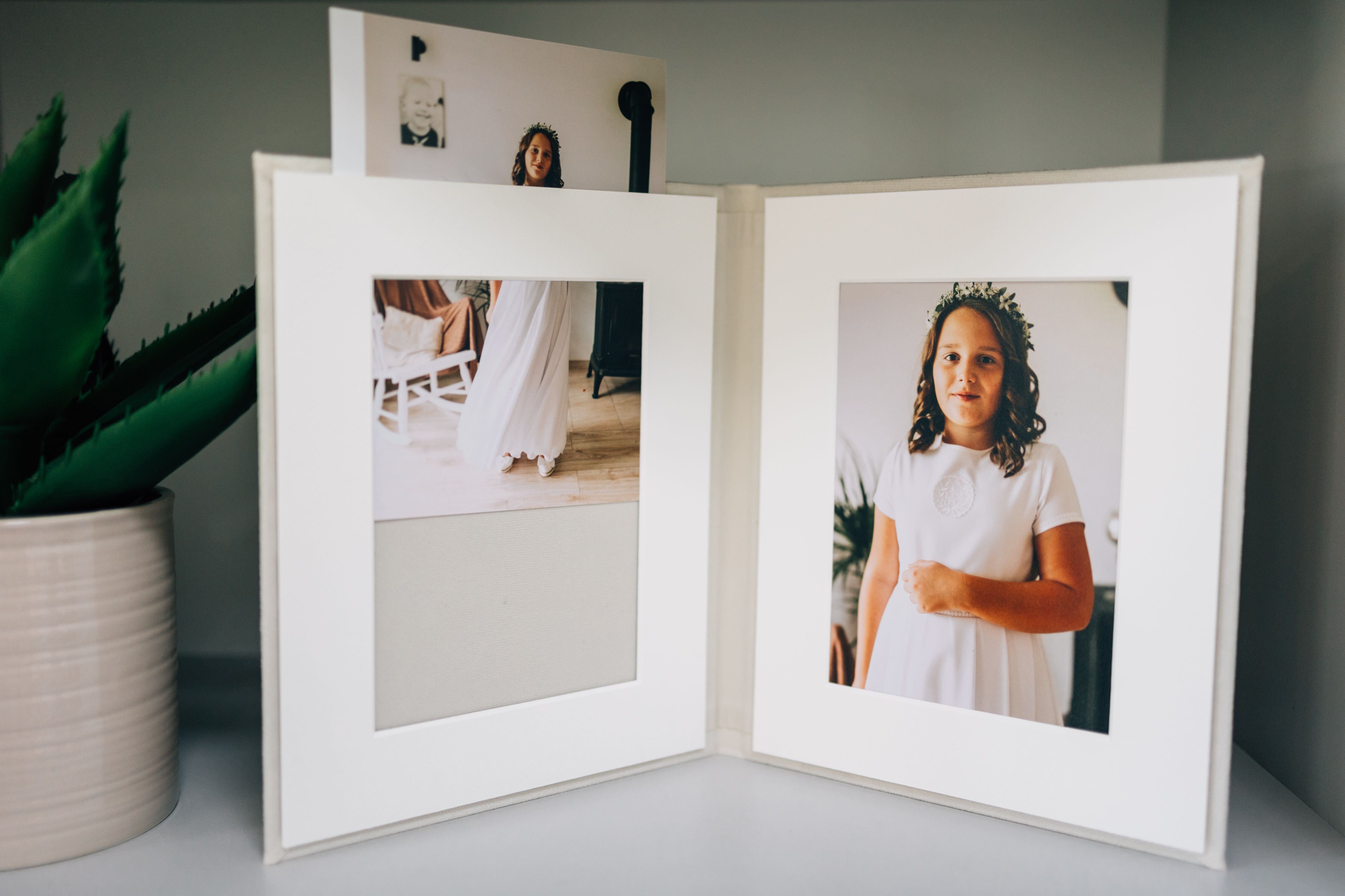 Komunijne Folio podwójne - wkładane zdjęcia