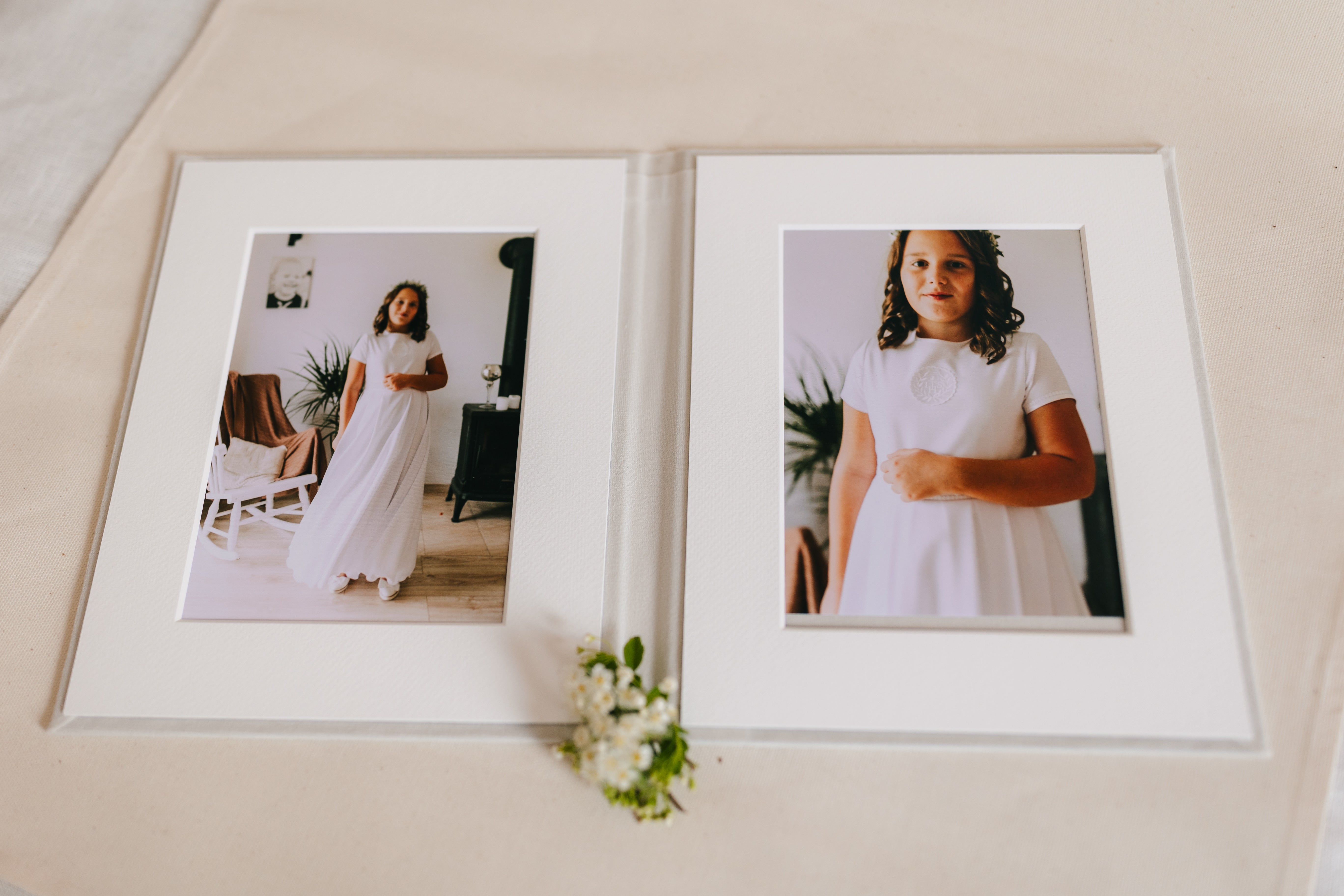 Komunijne Folio podwójne - wkładane zdjęcia